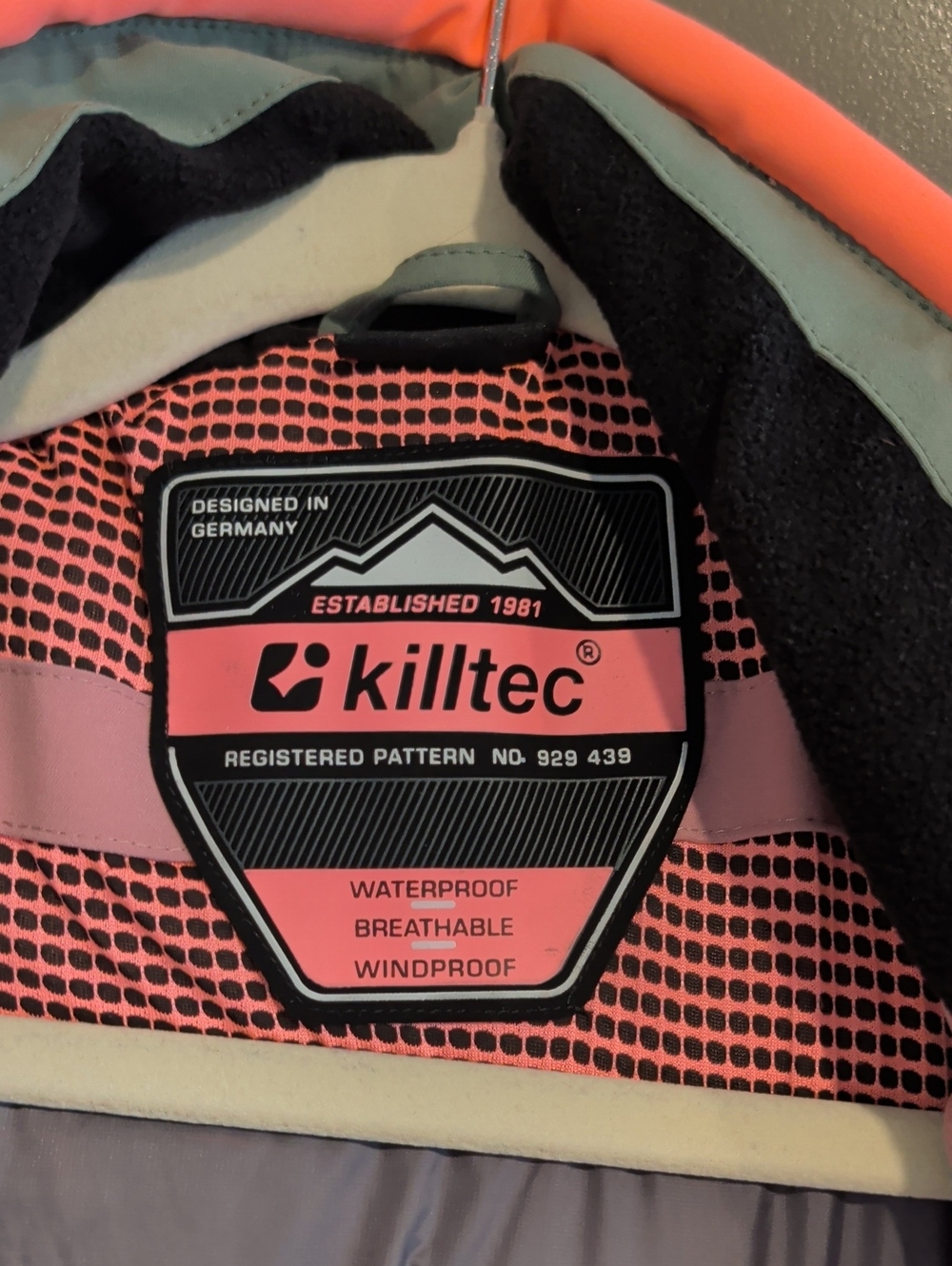 Killtec Women's Pink & Sage Colorblock Ski Jacket 8 - Picture 3 of 8